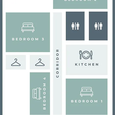 Free Parking + 4bdr + 3baths! + 5* Location Budapeşte